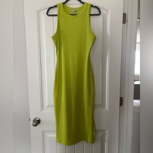 Haute Monde Vibrant Green Midi Dress